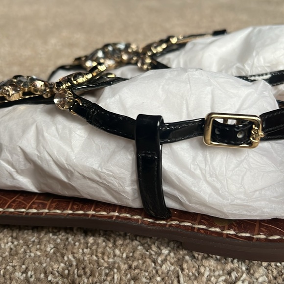 NEW Sam Edelman Rhinestone Sandals, Size 7 - Picture 4 of 5